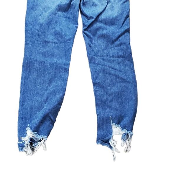 Just Black Ankle Jeans with Destruction - Picture 4 of 6